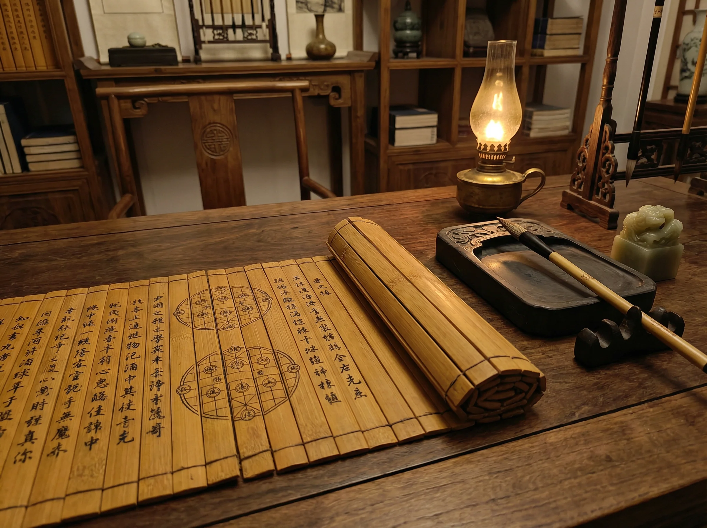 古代棋谱卷轴 - ky棋牌